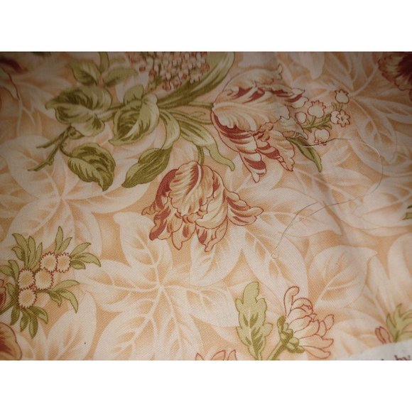 Fabric Remnant Country Orchard by Blackbird Designs 17" x 60" Peach Floral - Picture 3 of 4